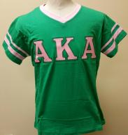 AKA T Shirt V Neck Green.jpg